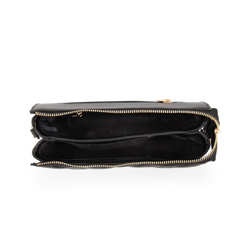 Cartera bandolera suiza mediana negro