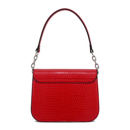 Cartera Bandolera con tapa mediana fairy rojo