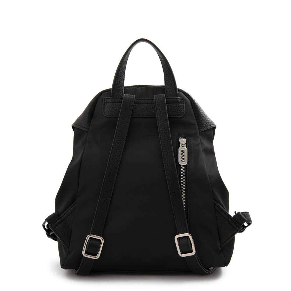 Mochila con tapa jessie mediana negro
