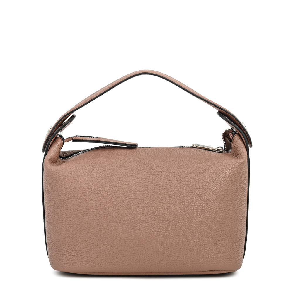 Cartera corte oval marion mediana rosa viejo