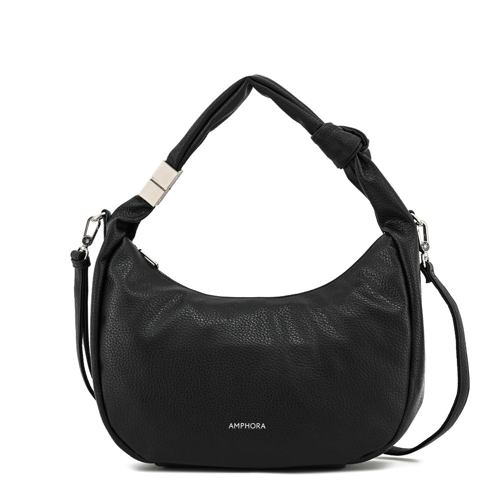 Cartera Corte Oval grande olivia negro