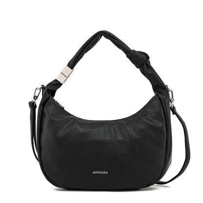 Cartera Corte Oval grande olivia negro