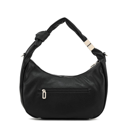 Cartera Corte Oval grande olivia negro