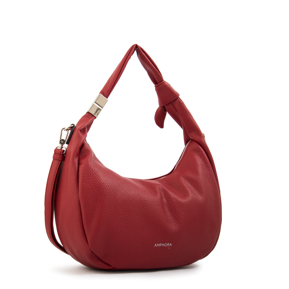 Cartera corte oval olivia grande rojo