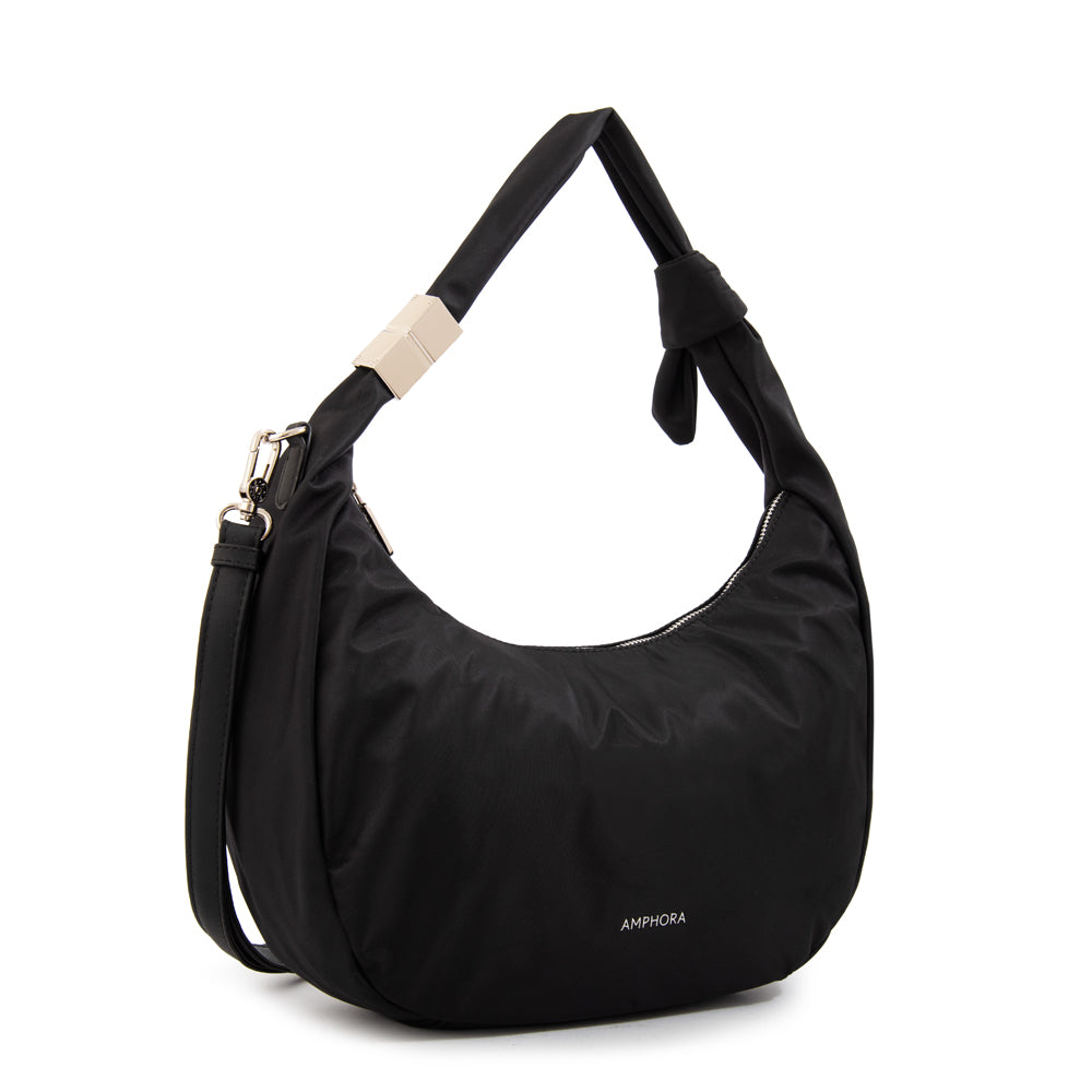 Cartera corte oval olivia grande negro