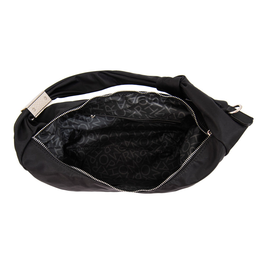 Cartera corte oval olivia grande negro