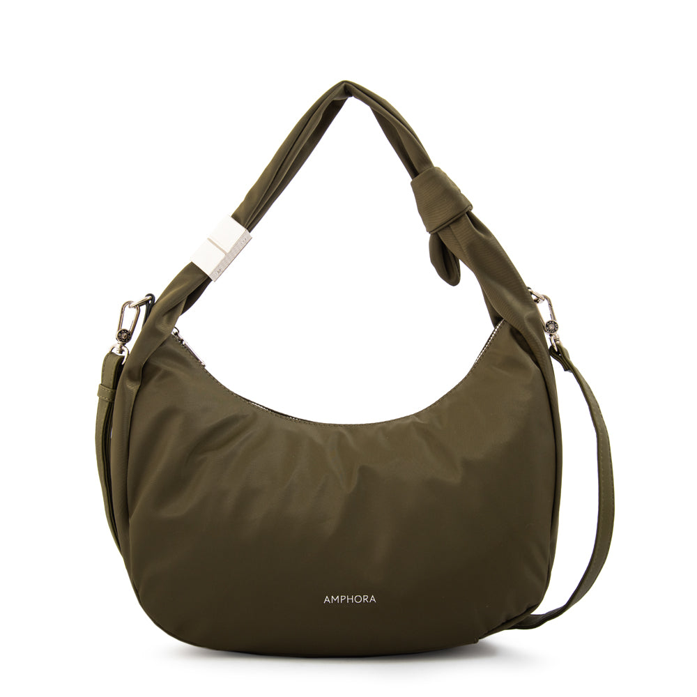 Cartera Corte Oval olivia grande verde oliva