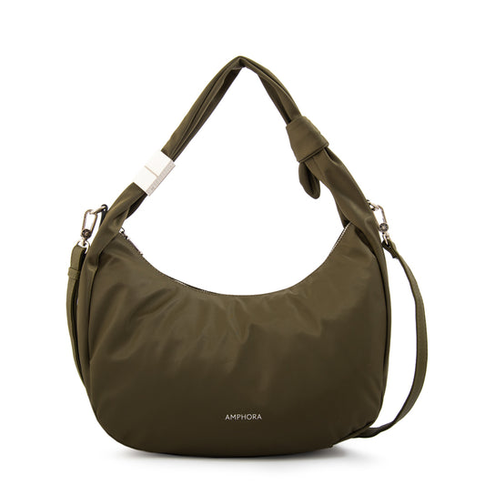 Cartera Corte Oval olivia grande verde oliva
