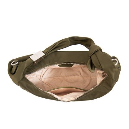 Cartera Corte Oval olivia grande verde oliva