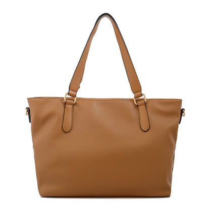 Cartera tote eugenia grande camel