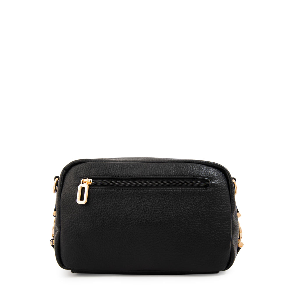 Cartera bandolera eugenia pequeña negro