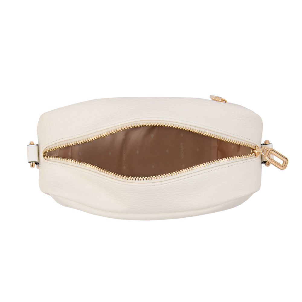 Cartera bandolera eugenia pequeña blanco
