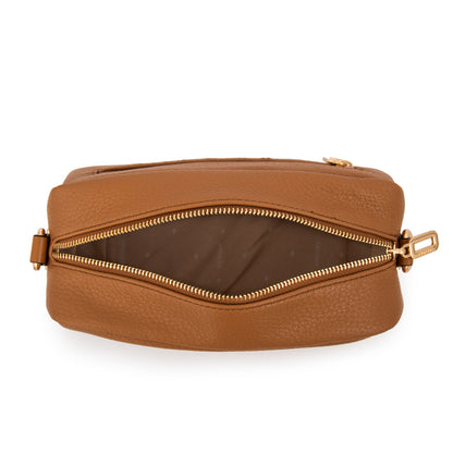 Cartera Bandolera eugenia pequeña camel