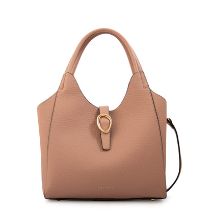 Cartera tote damaris grande rosa viejo