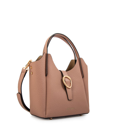 Cartera tote damaris pequeña rosa viejo