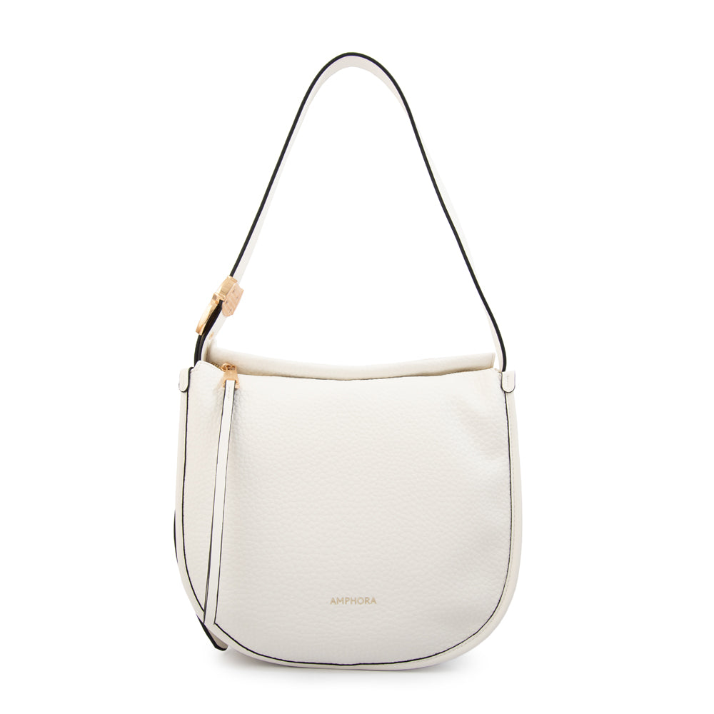 Cartera bandolera penelope mediana blanco