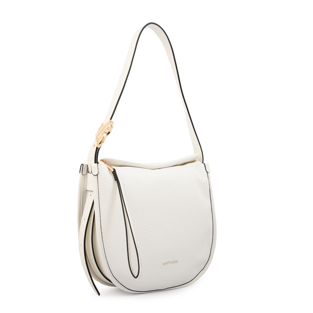 Cartera bandolera penelope mediana blanco