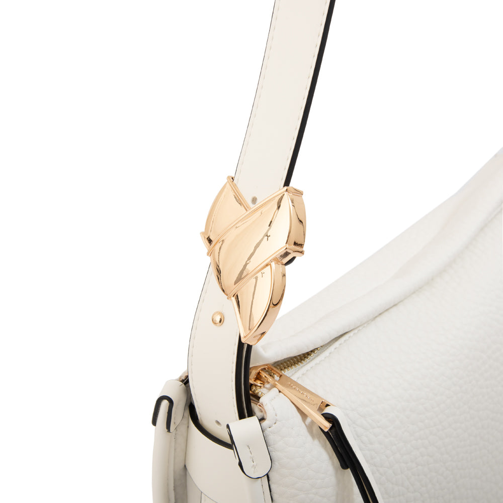 Cartera bandolera penelope mediana blanco