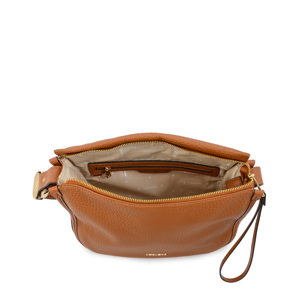 Cartera bandolera penelope mediana camel