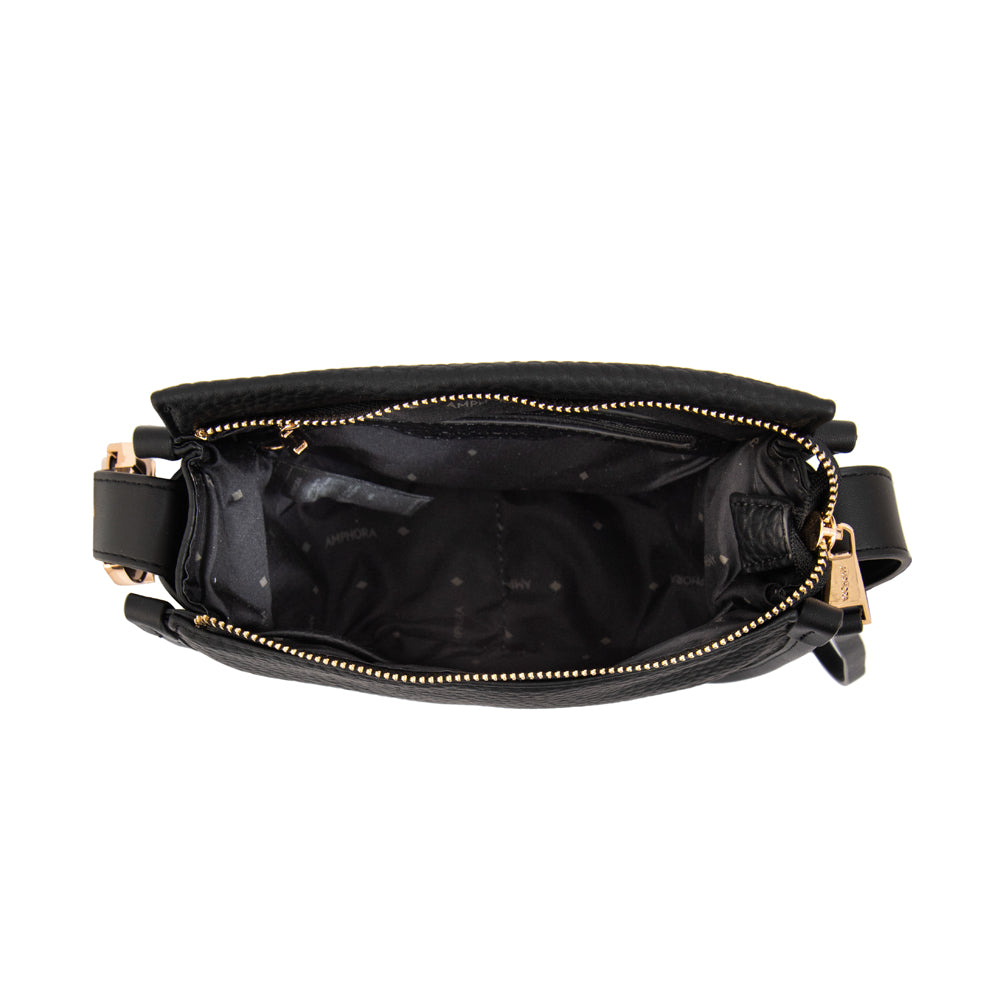 Cartera bandolera penelope pequeña negro