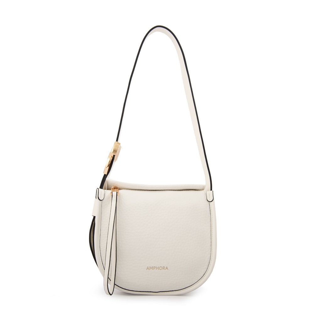 Cartera bandolera penelope pequeña blanco