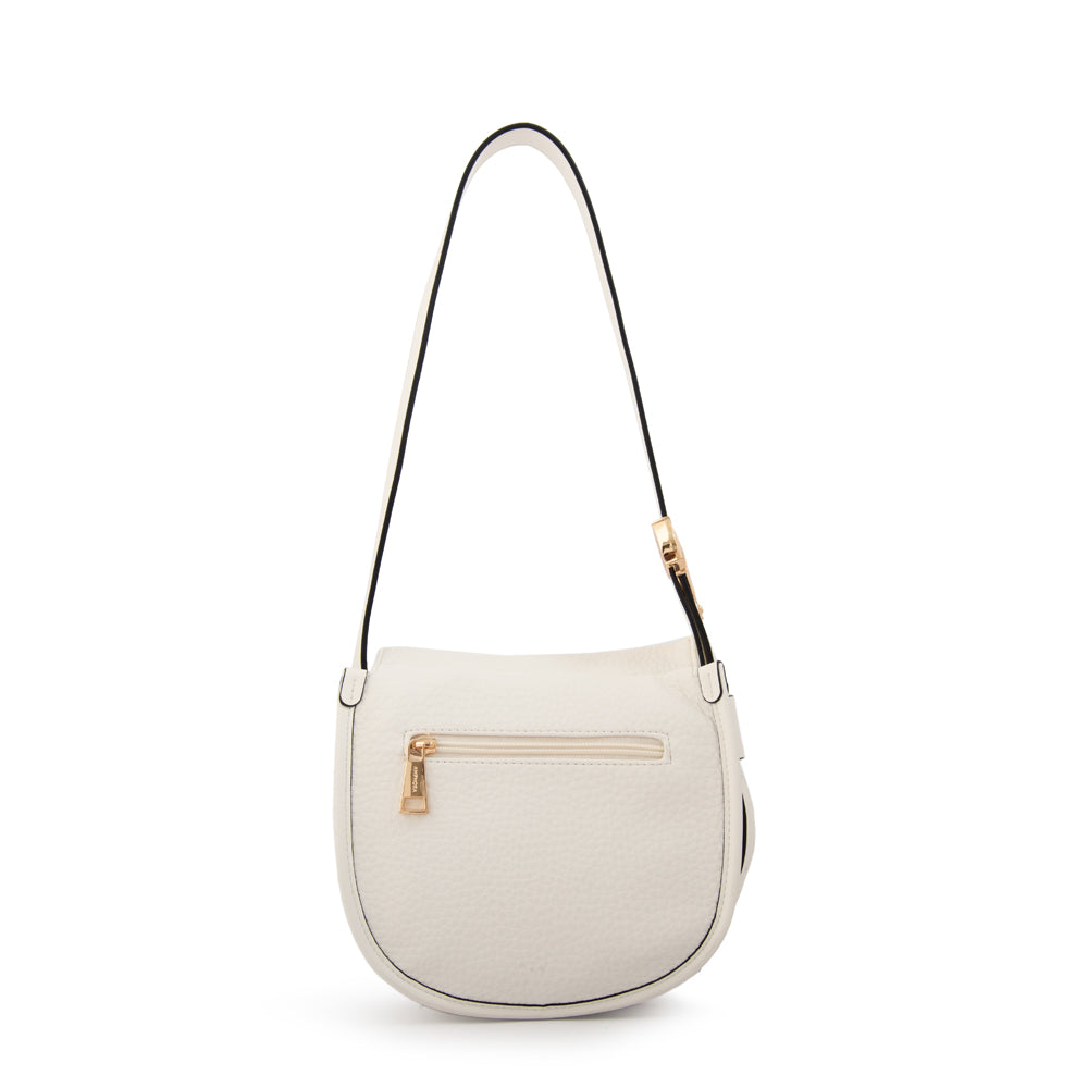Cartera bandolera penelope pequeña blanco