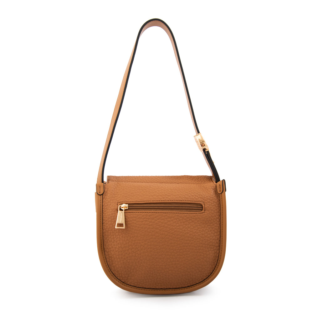 Cartera bandolera penelope pequeña camel