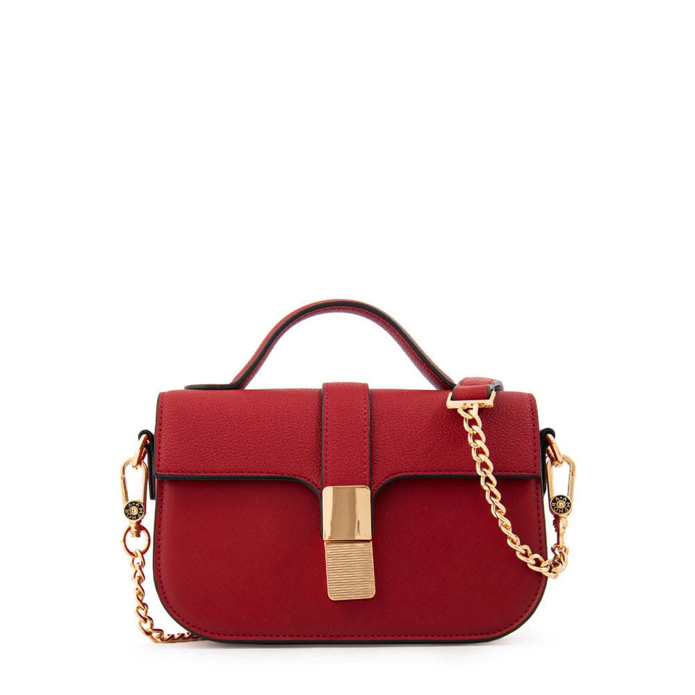 Cartera bandolera con tapa florencia pequeña