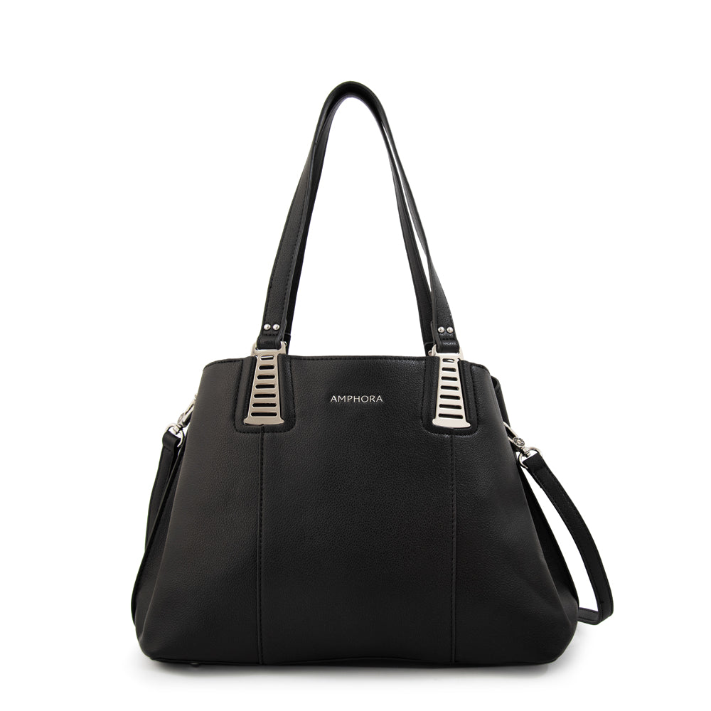 Cartera tote tonina mediana negro