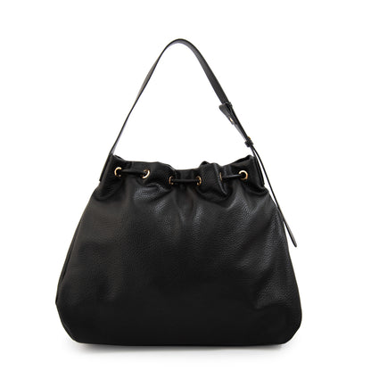 Cartera corte recto cifer mediana negro