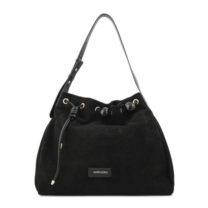 Cartera corte recto cifer mediana negro