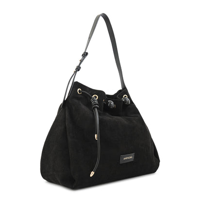 Cartera corte recto cifer mediana negro