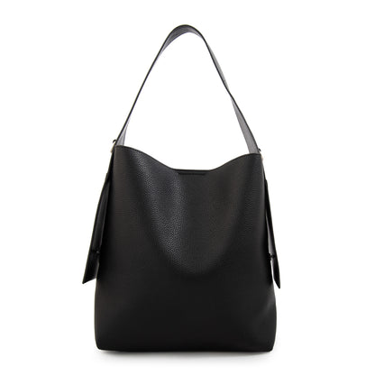 Cartera corte recto iris mediana negro