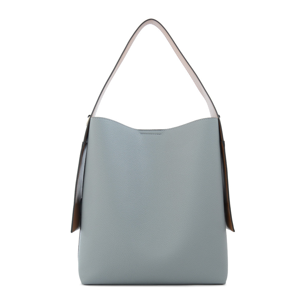 Cartera corte recto iris mediana denim