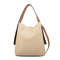 Cartera corte recto iris mediana blanco crudo