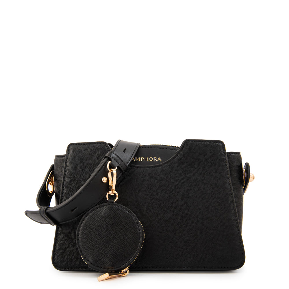 Cartera bandolera carrie pequeña negro