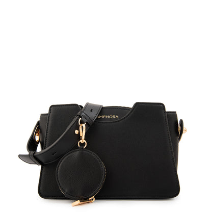 Cartera Bandolera carrie pequeña negro