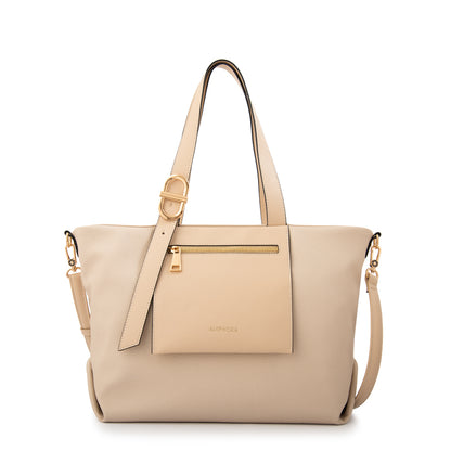 Cartera tote samanta grande beige