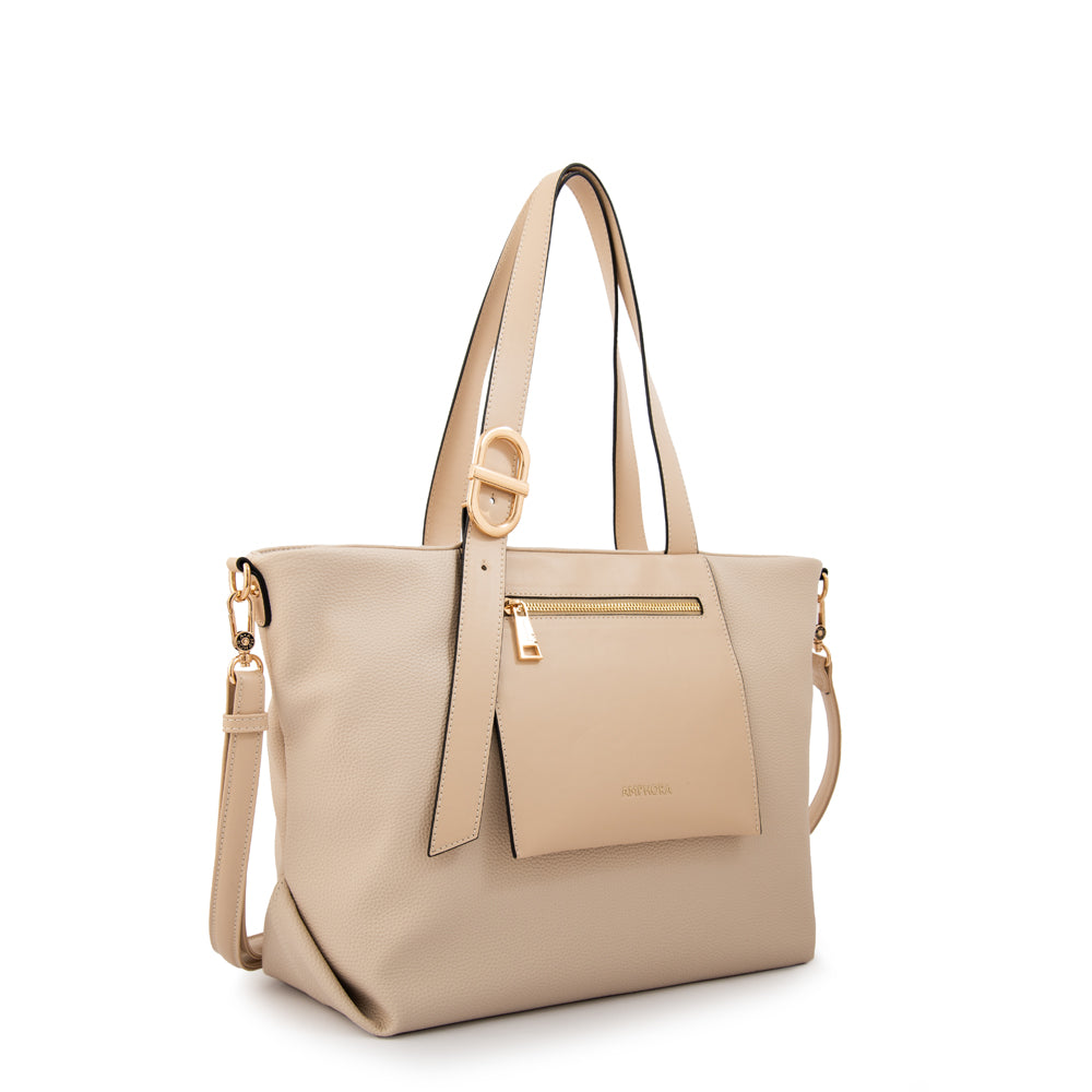 Cartera tote samanta grande beige