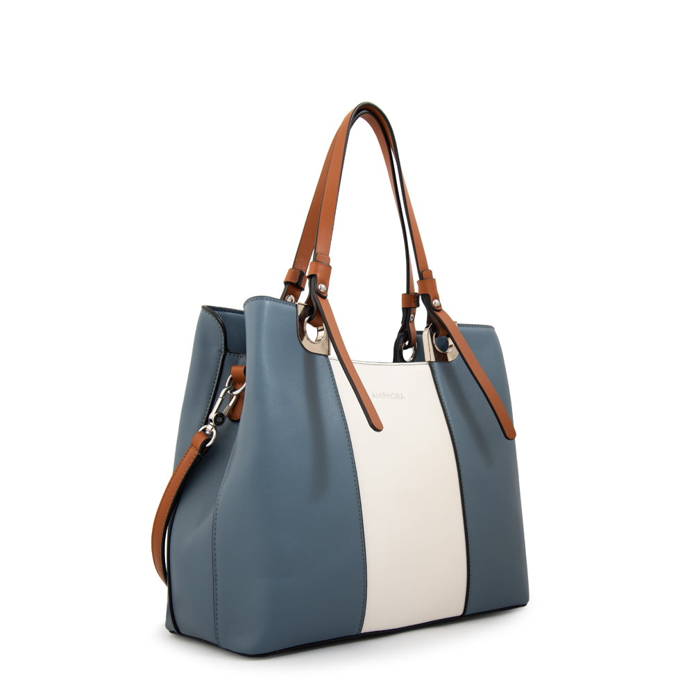 Cartera tote eliza grande denim