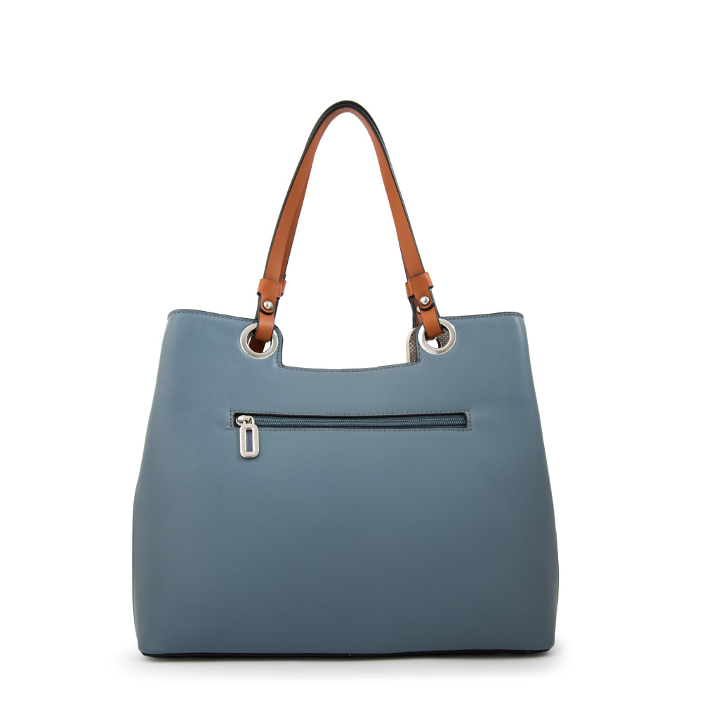 Cartera tote eliza grande denim