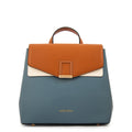 Mochila con tapa melissa mediana denim