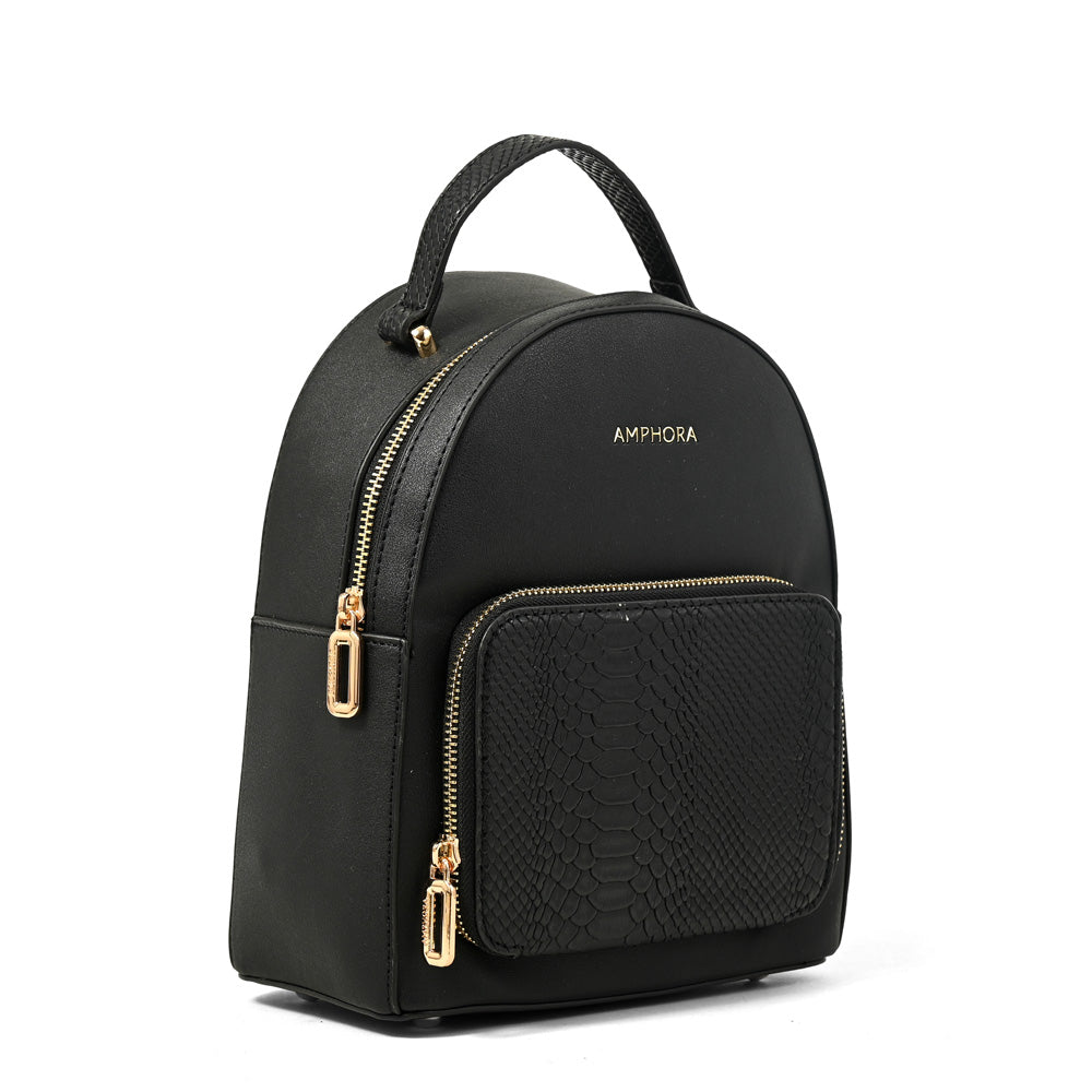 Mochila macarena pequeña negro