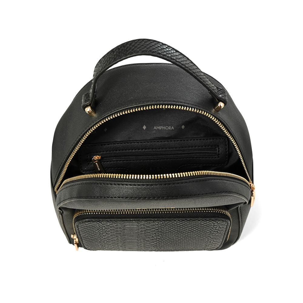 Mochila macarena pequeña negro