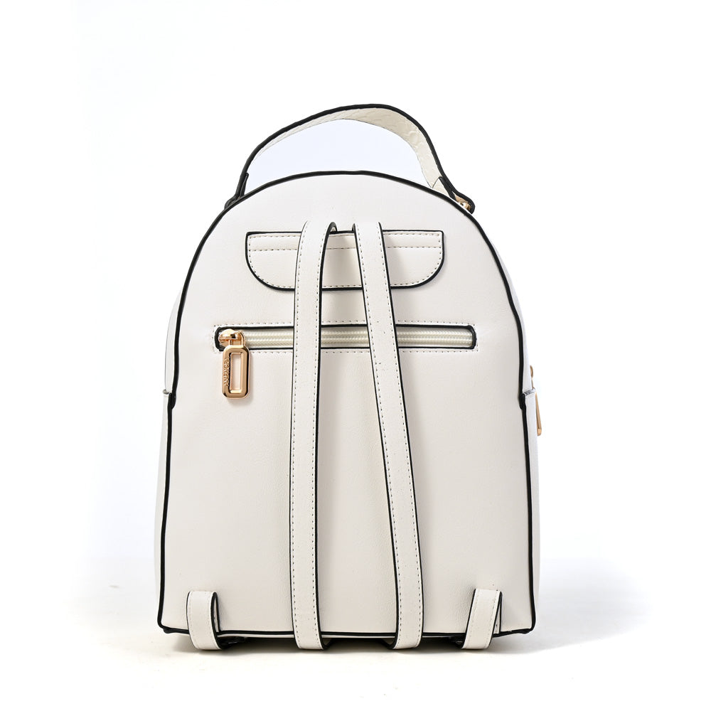 Mochila macarena pequeña blanco