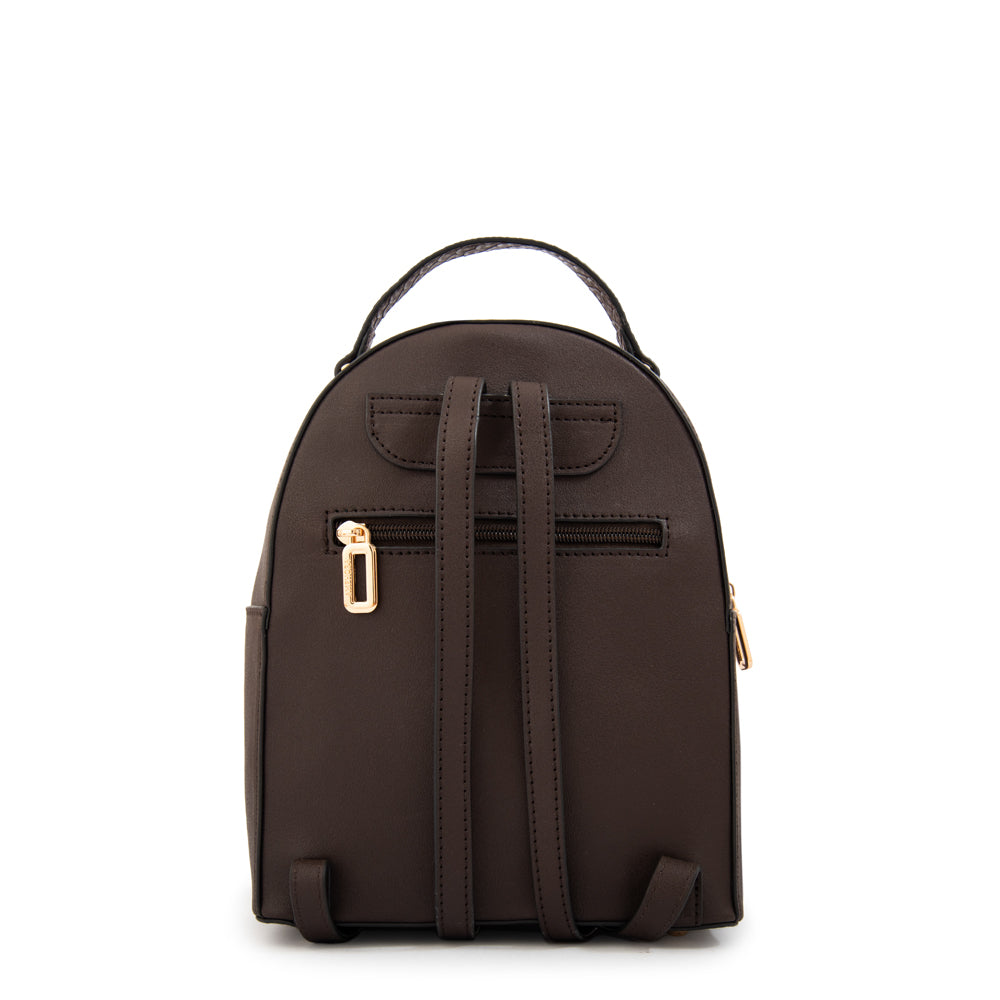Mochila macarena pequeña café oscuro
