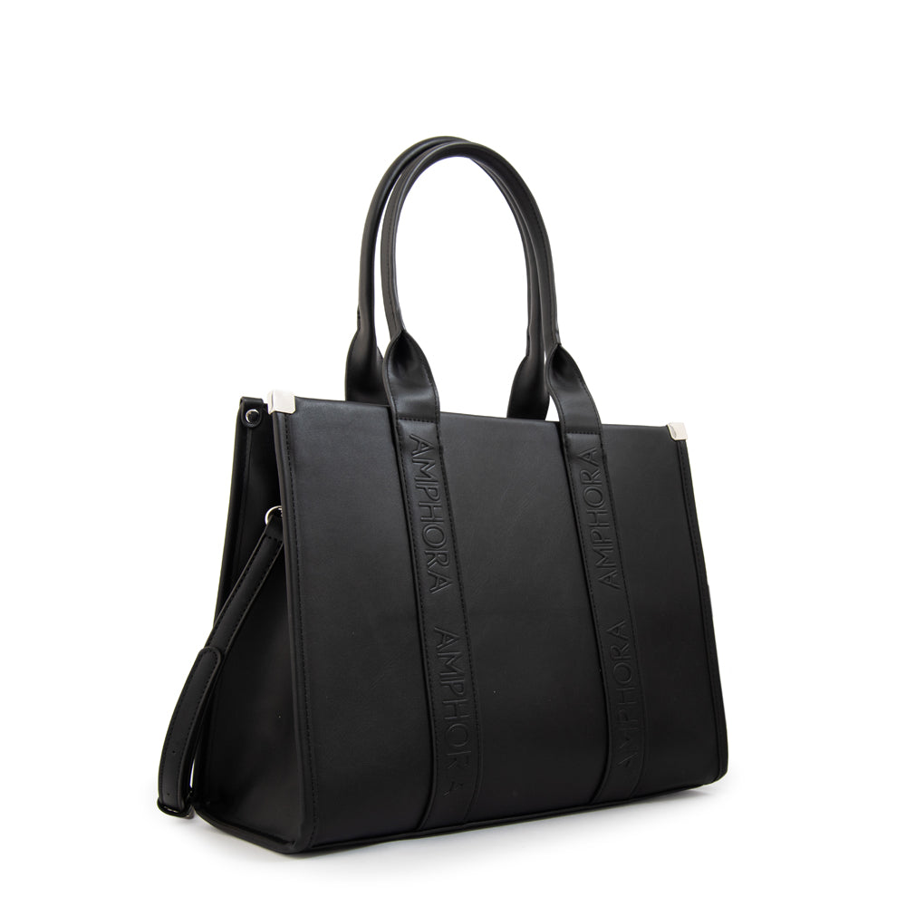 Cartera tote magdalena grande negro