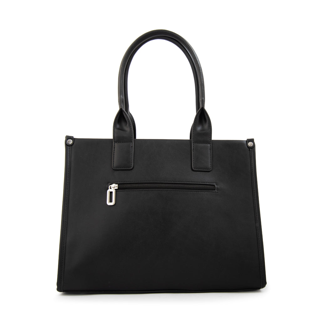 Cartera tote magdalena grande negro
