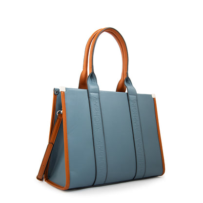 Cartera tote magdalena grande denim