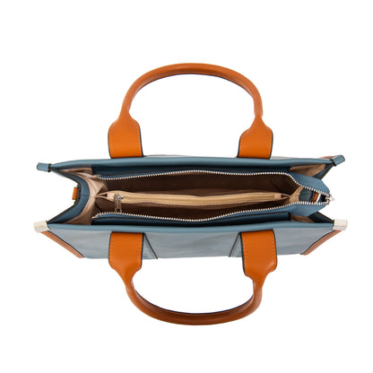 Cartera tote magdalena grande denim